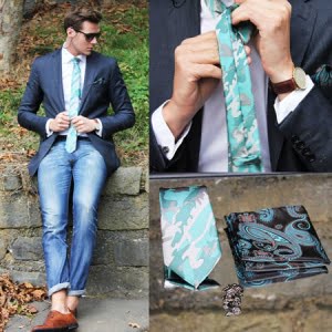 کراوات و دستمال جیب یک اکسسوری کاملاً مردانه هستند
