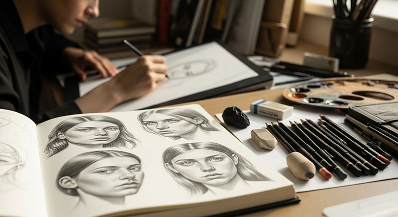 مسیر اصولی یادگیری طراحی چهره