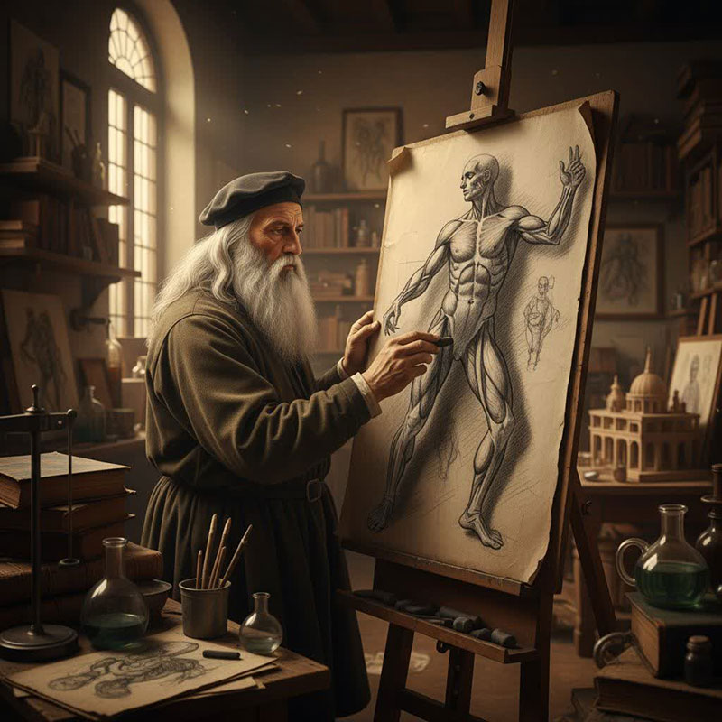 تاریخچه نقاشی سیاه قلم